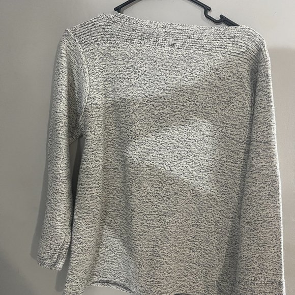 Habitat Knit White and‎ Grey Sweater Size ML - Picture 3 of 4